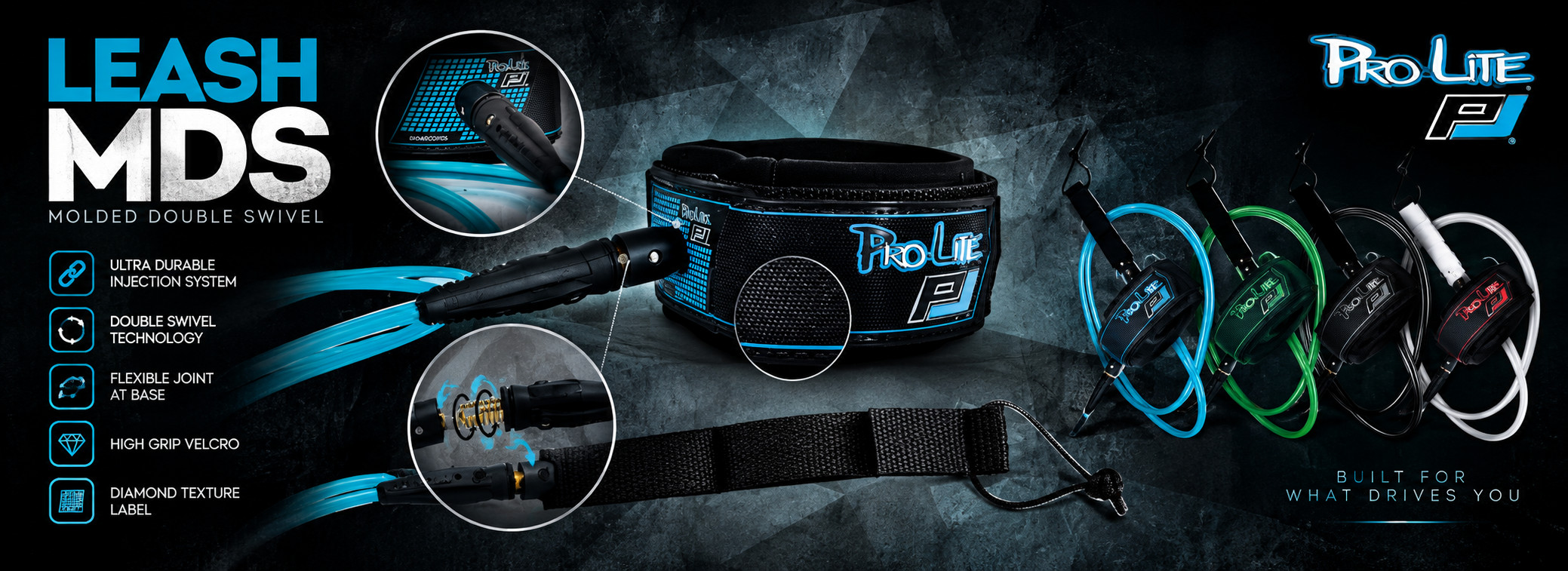 Leashes Pro-Lite para surf